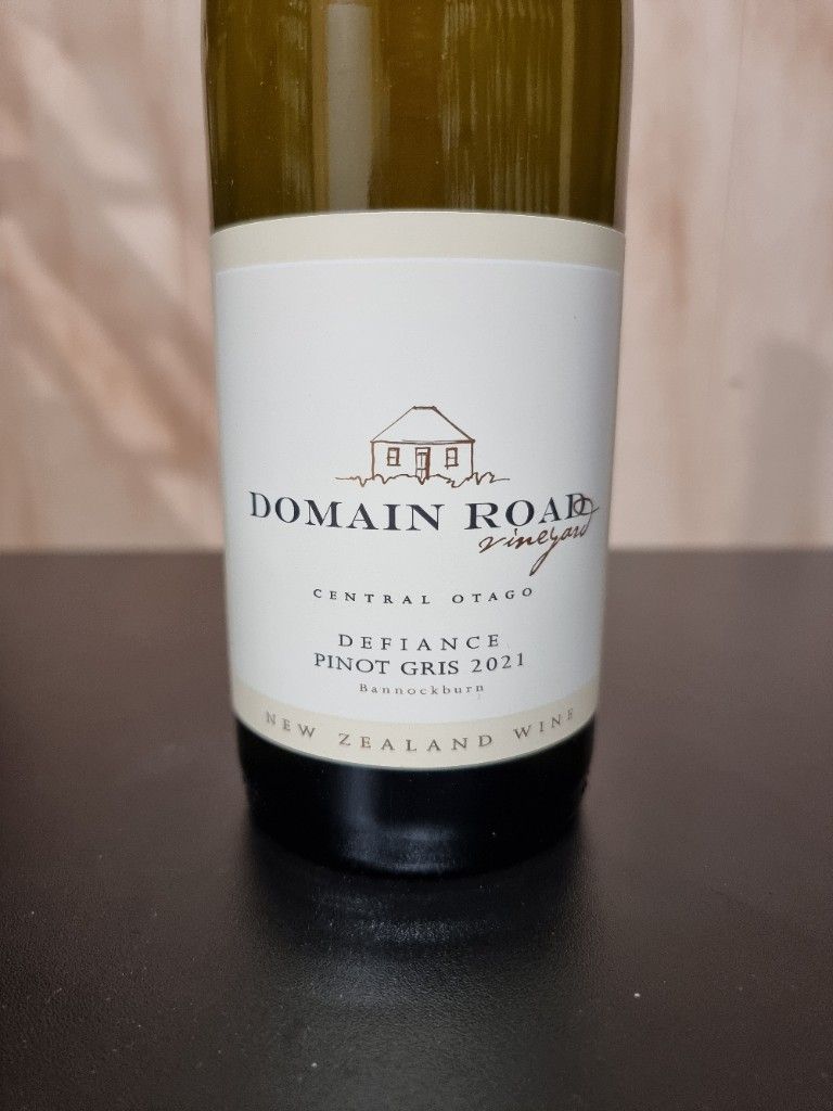 Domain Road Pinot Gris New Zealand South Island Otago