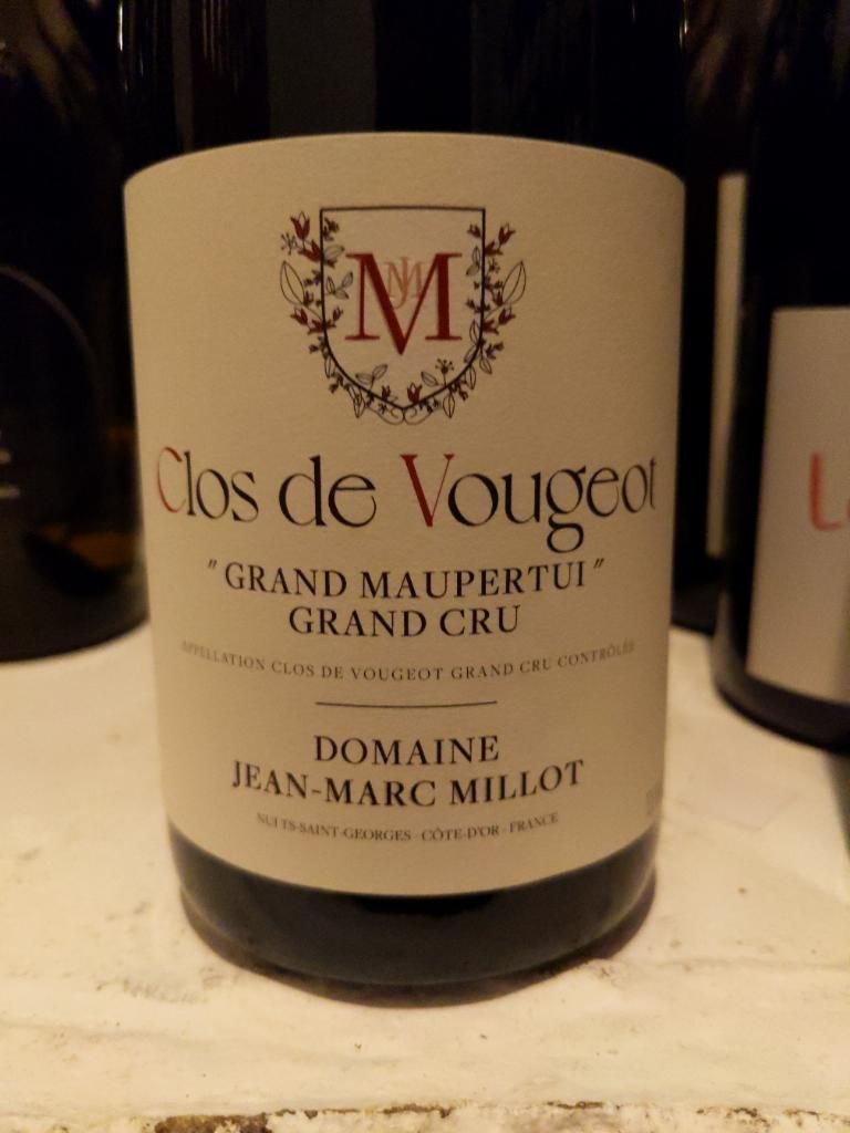 Jean Marc Millot Clos Vougeot Grand Maupertuis France Burgundy