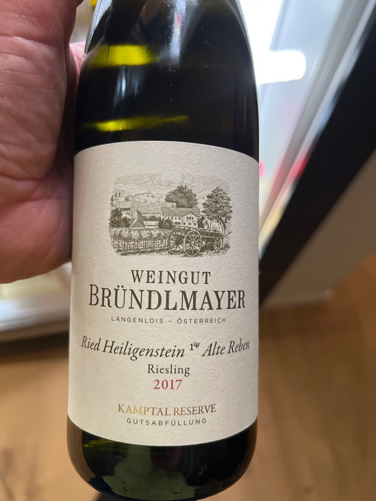 2017 Weingut Willi Bründlmayer Riesling 1ÖTW Alte Reben Reserve Ried