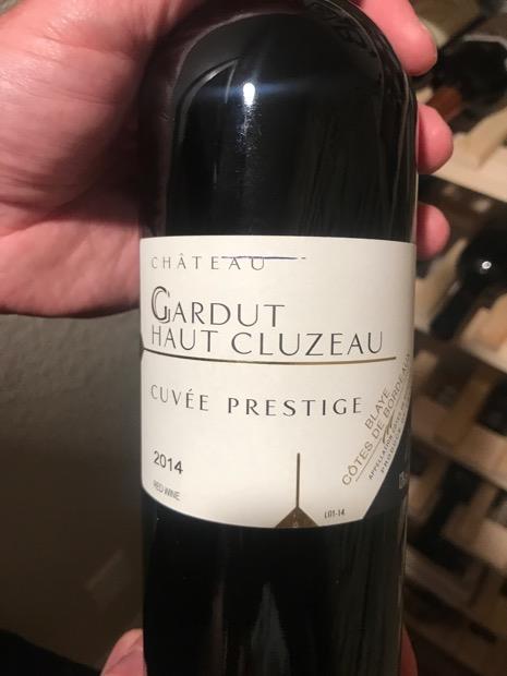 Ch Teau Gardut Haut Cluzeau Cuv E Prestige France Bordeaux