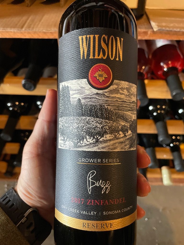 Wilson Winery Zinfandel Growers Series Reserve Buzz Vineyard Usa