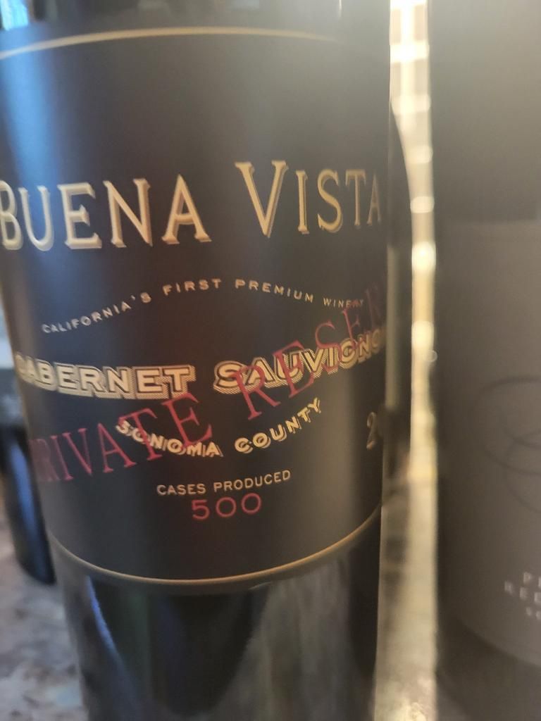 2020 Buena Vista Cabernet Sauvignon Private Reserve Sonoma County USA