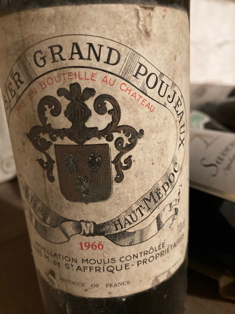 1966 Château Gressier Grand Poujeaux France Bordeaux Médoc Moulis