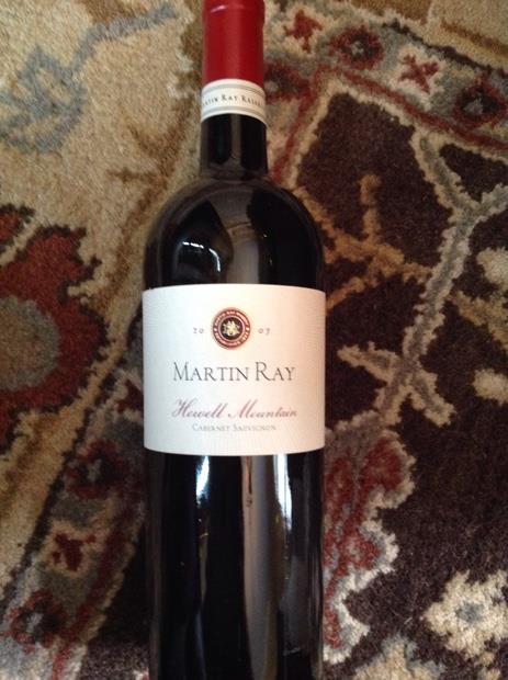 1978 Martin Ray Cabernet Sauvignon Howell Mountain USA California