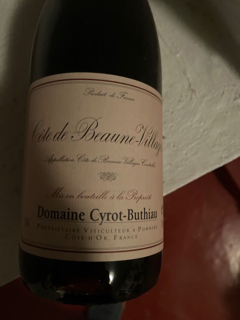 Domaine Cyrot Buthiau C Te De Beaune France Burgundy C Te De