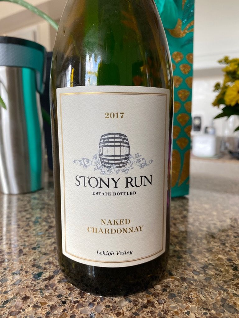 2021 Stony Run Winery Chardonnay Naked Chardonnay USA Pennsylvania