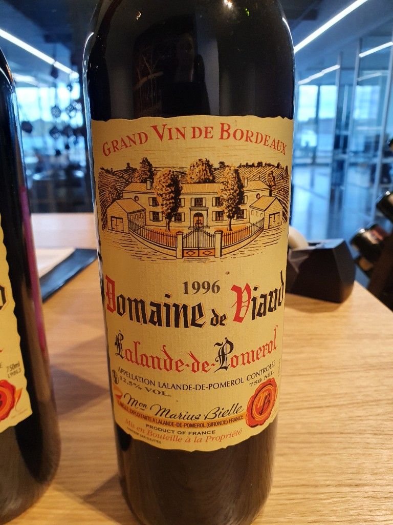 1996 Domaine De Viaud France Bordeaux Libournais Lalande De Pomerol