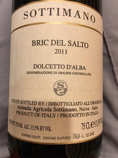 Sottimano Dolcetto D Alba Bric Del Salto Italy Piedmont Alba