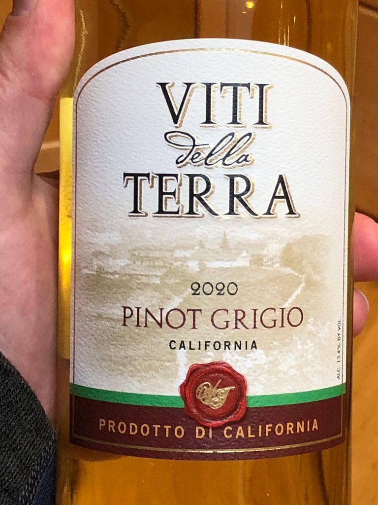 Viti Della Terra Pinot Grigio Usa California Cellartracker