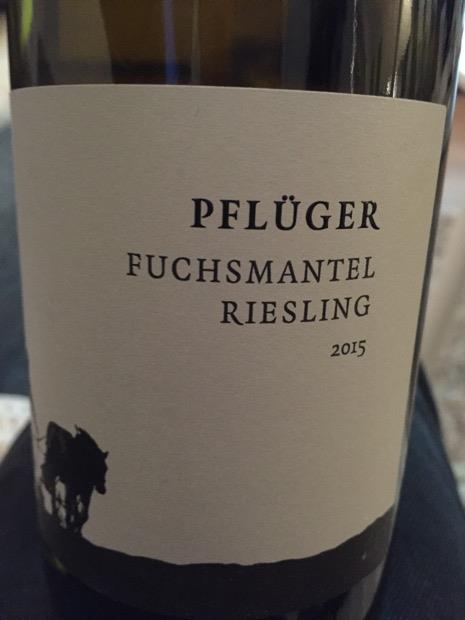 Weingut Pfl Ger D Rkheimer Fuchsmantel Riesling Germany Pfalz