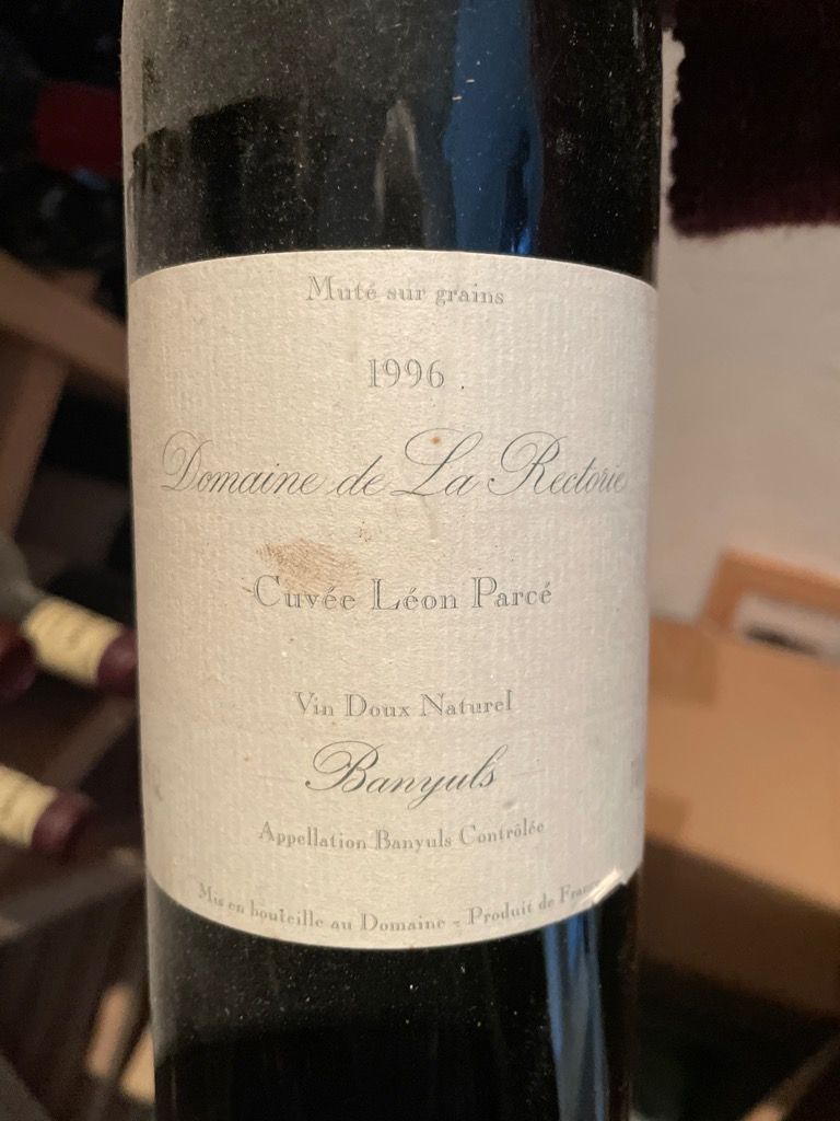 Domaine De La Rectorie Banyuls Cuv E L On Parc France Languedoc