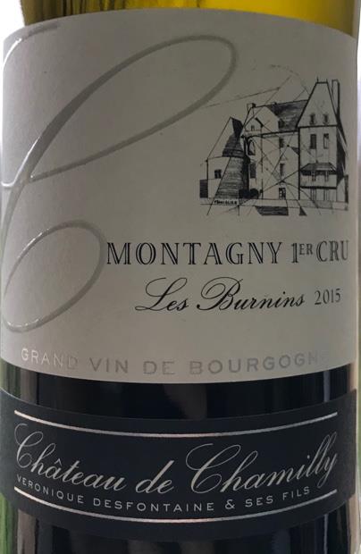 Ch Teau De Chamilly Montagny Er Cru Les Burnins Blanc France