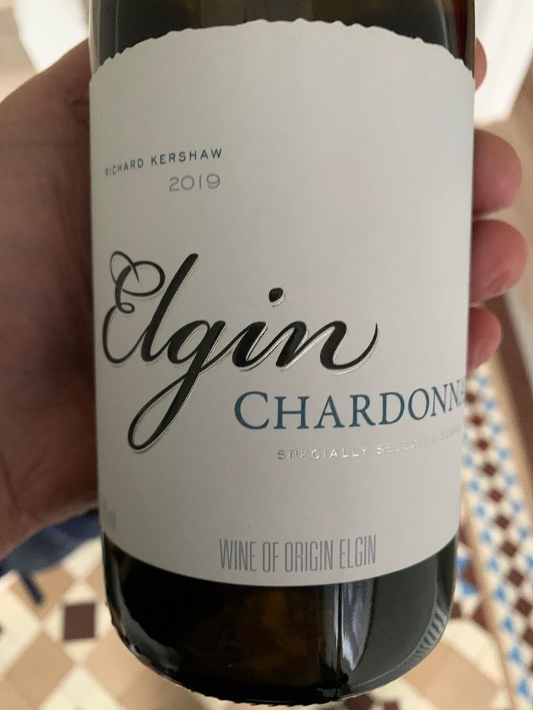 2019 Richard S Chardonnay Elgin South Africa Cape South Coast Elgin