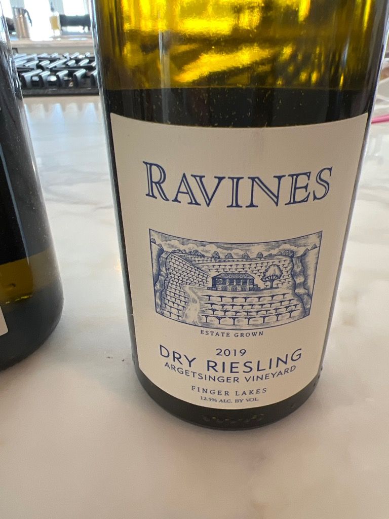 2019 Ravines Wine Cellars Sparkling Dry Riesling Argetsinger USA New