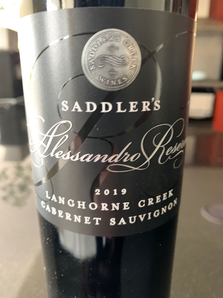 Saddler S Creek Cabernet Sauvignon Alessandro Reserve Australia