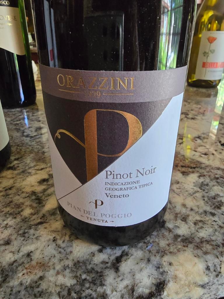 Orazzini Pinot Noir Pian Del Poggio Veneto Igt Italy Veneto