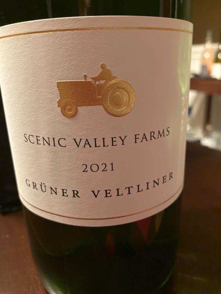 2021 Scenic Valley Farms Grüner Veltliner USA Oregon Willamette