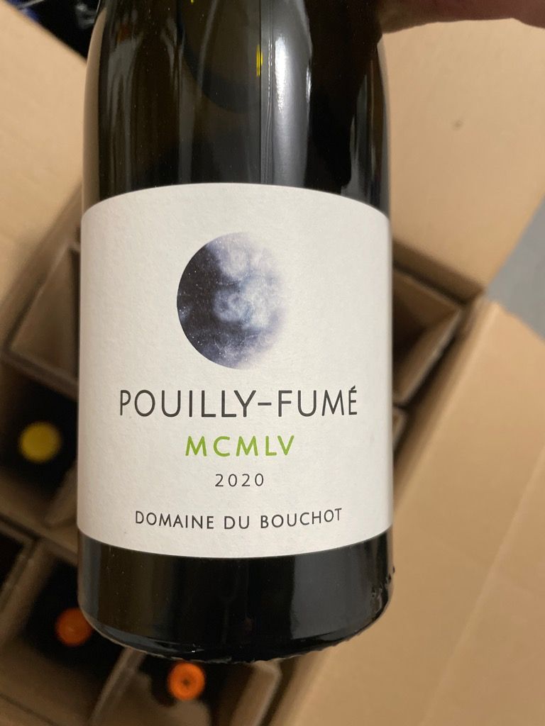 2020 Domaine du Bouchot Pouilly Fumé MCMLV France Loire Valley Upper