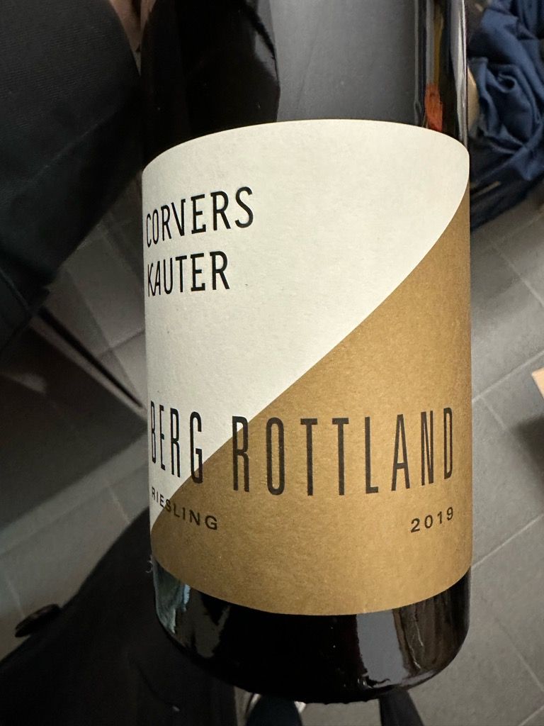 2021 Dr Corvers Kauter Rüdesheimer Berg Rottland Riesling Germany