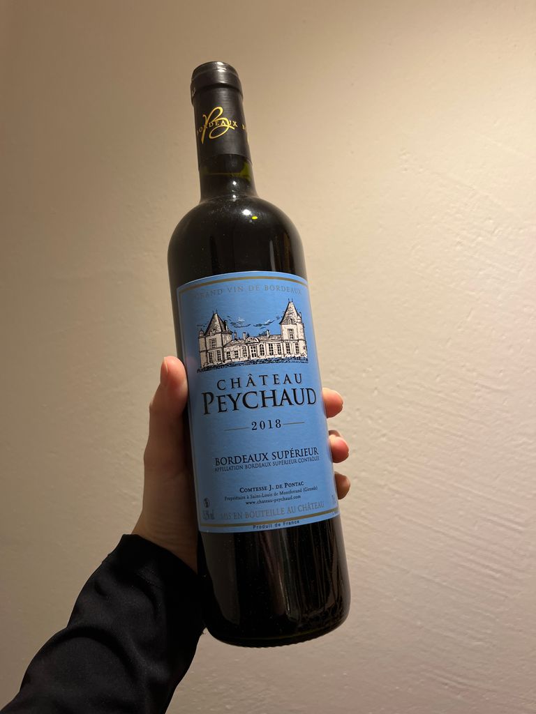 2018 Château Peychaud Bordeaux Supérieur France Bordeaux Bordeaux