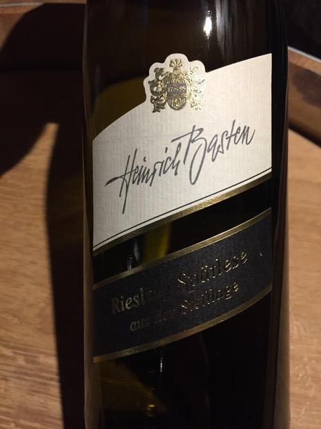 2021 Heinrich Basten Riesling Spätlese Trocken aus der Steillage