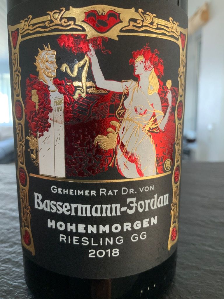 Dr Von Bassermann Jordan Deidesheimer Hohenmorgen Riesling Gro Es