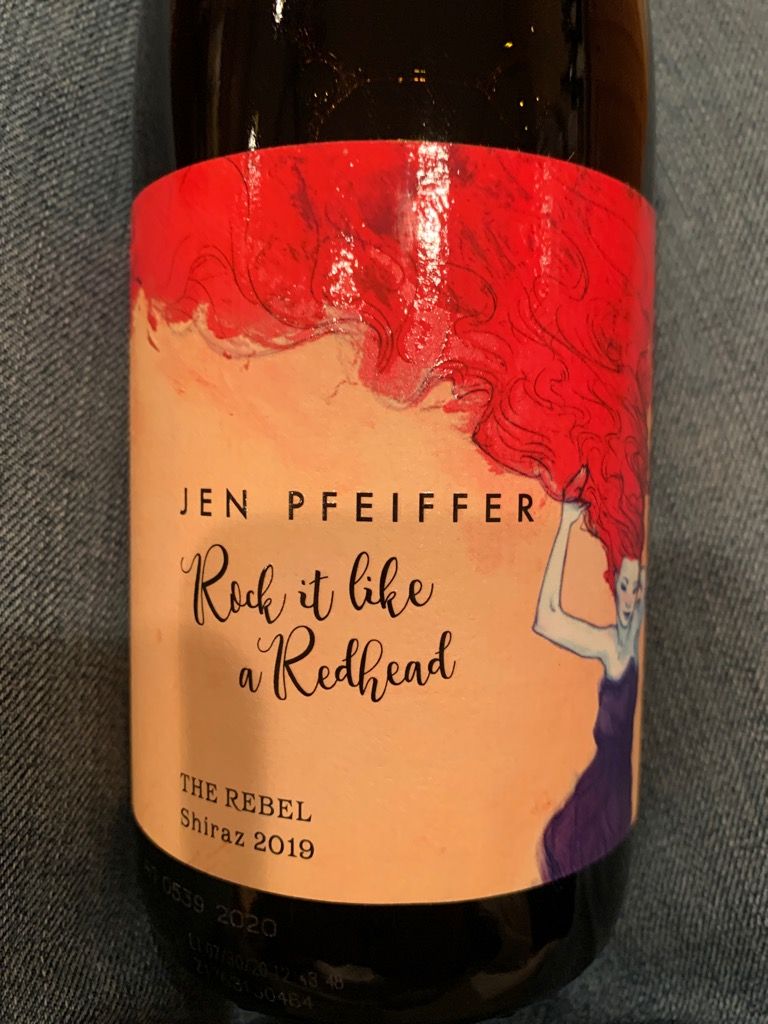 Jen Pfeiffer Shiraz The Rebel Australia South Eastern