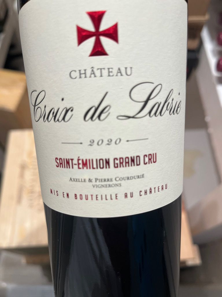 2020 Château Croix de Labrie France Bordeaux Libournais St Émilion