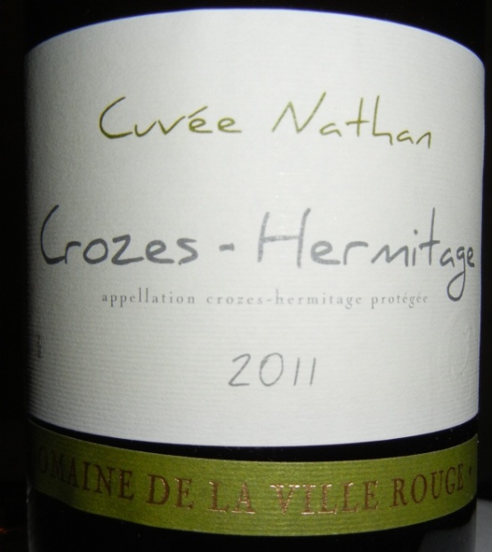 2014 Domaine de la Ville Rouge Crozes Hermitage Cuvée Nathan France