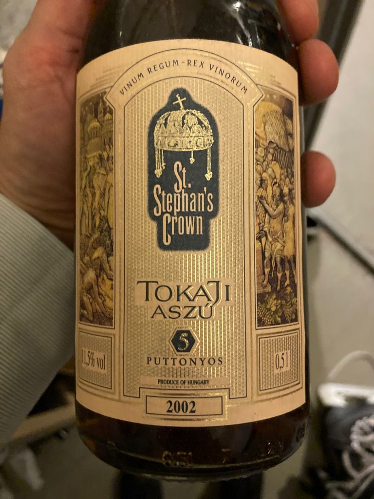 2002 St Stephan s Crown Tokaji Aszú 5 Puttonyos Hungary Tokaji