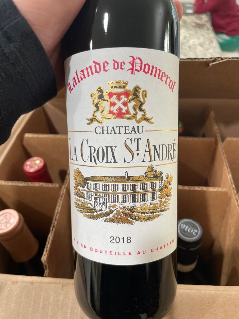 Ch Teau La Croix St Andre France Bordeaux Libournais Lalande