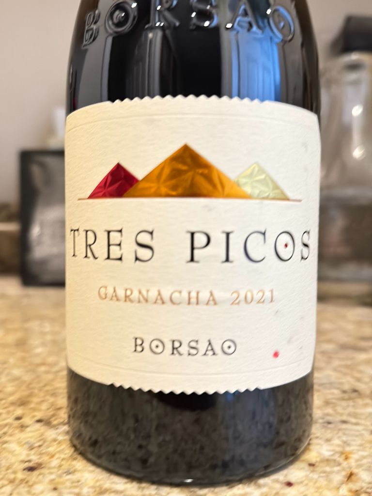 Bodegas Borsao Garnacha Campo De Borja Tres Picos Spain Arag N