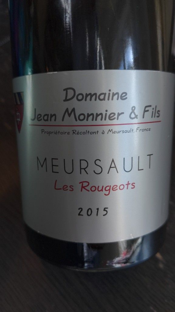 Domaine Jean Monnier Fils Meursault Les Rougeots France