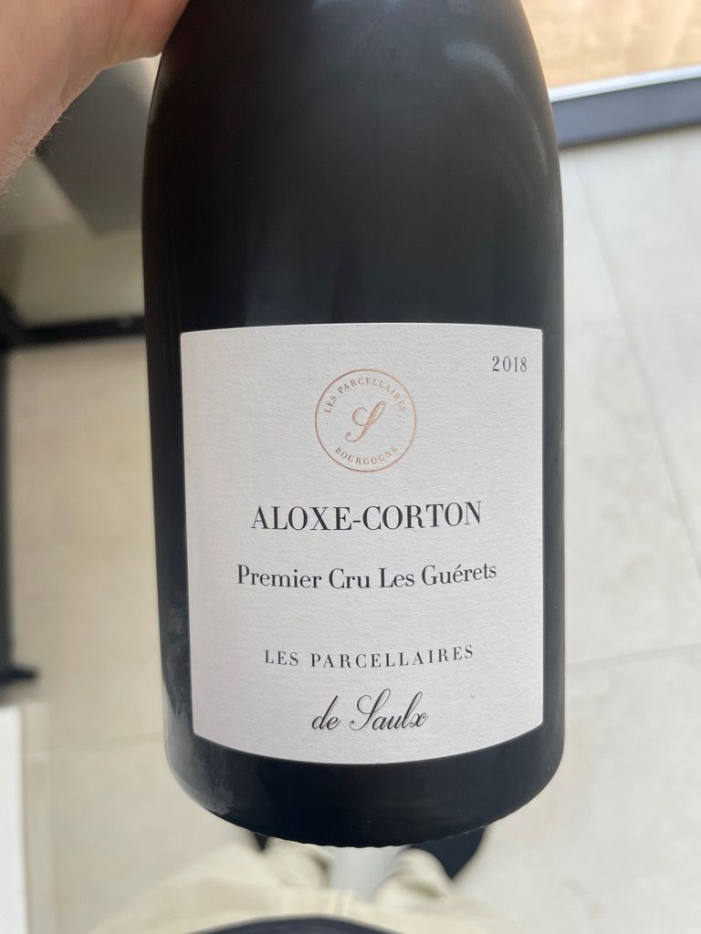 2020 Les Parcellaires de Saulx Aloxe Corton 1er Cru Les Guérets France