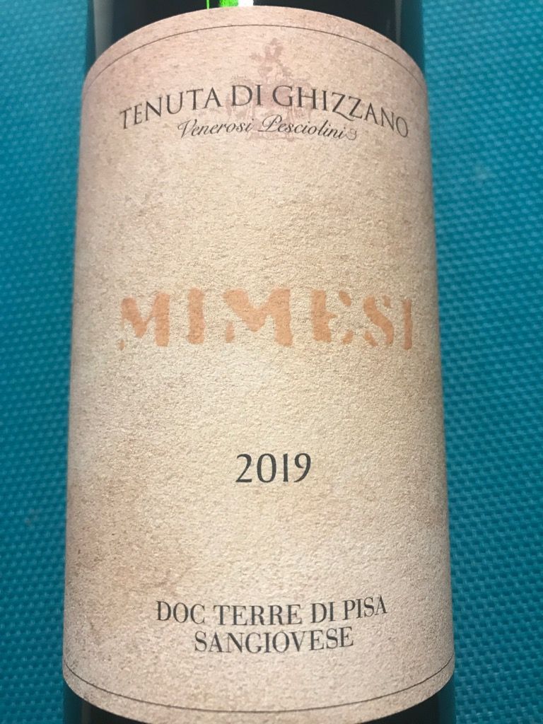 2020 Tenuta Di Ghizzano Terre Di Pisa Mimesi Italy Tuscany Terre Di