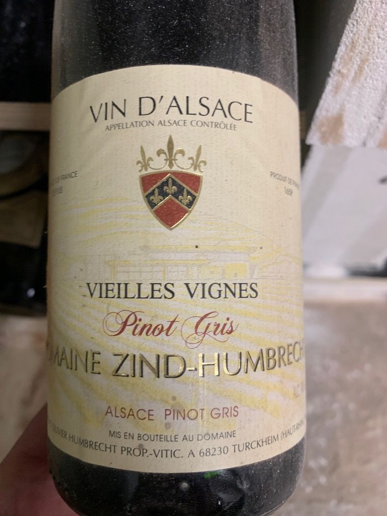 1994 Zind Humbrecht Pinot Gris Vieilles Vignes France Alsace