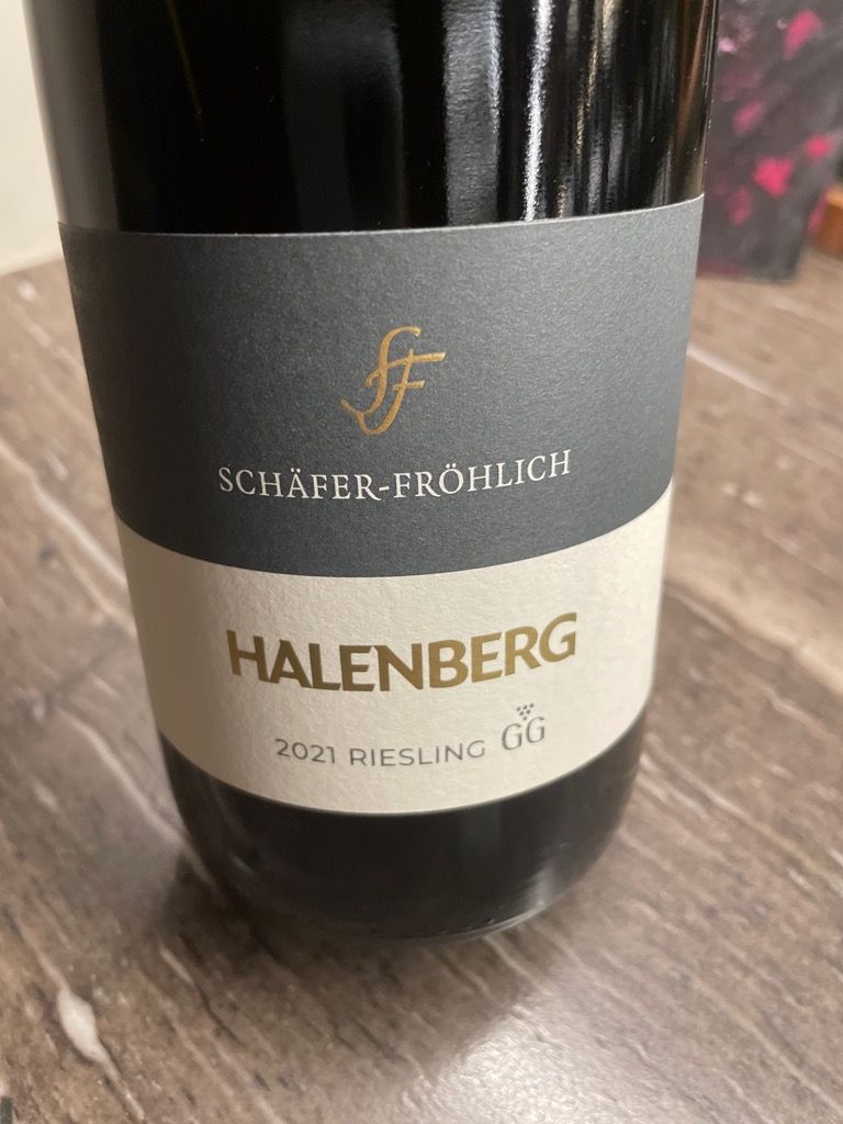 2021 Schäfer Fröhlich Monzinger Halenberg Riesling Großes Gewächs