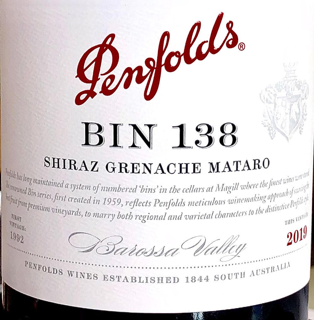 Penfolds Bin Shiraz Grenache Mataro Australia South