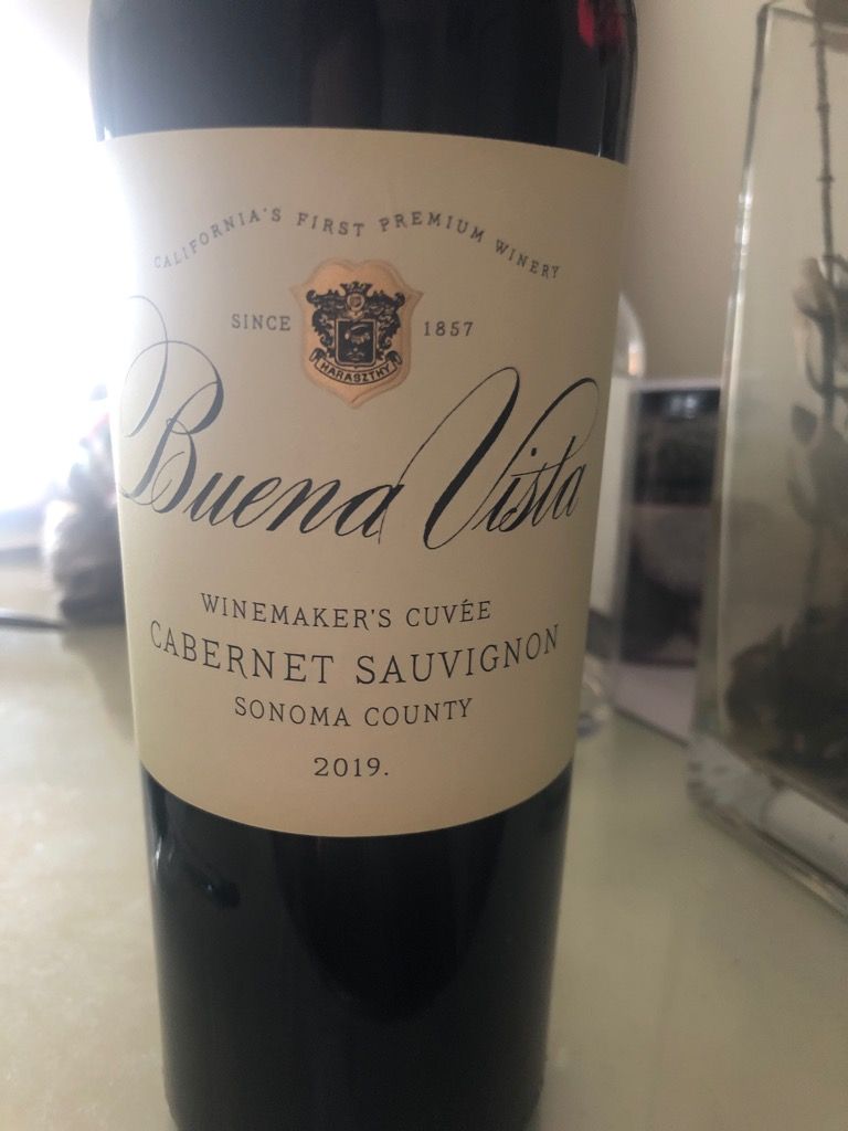 2020 Buena Vista Cabernet Sauvignon USA California Sonoma County