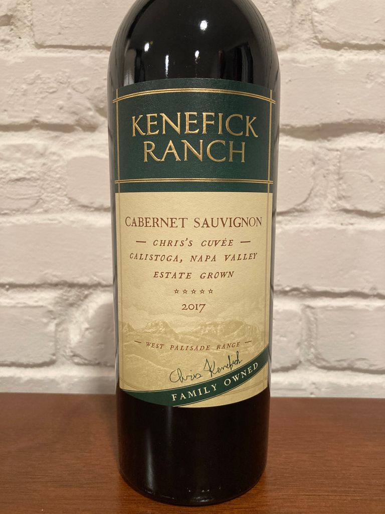 B Cellars Cabernet Sauvignon Kenefick Ranch Usa California Napa