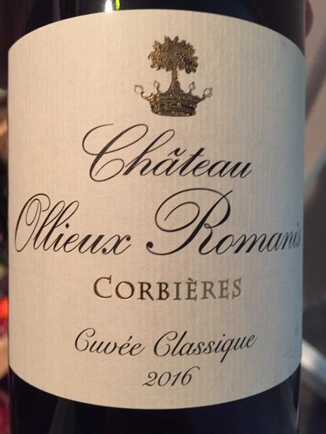 Ch Teau Ollieux Romanis Corbi Res Cuv E Classique Ros France