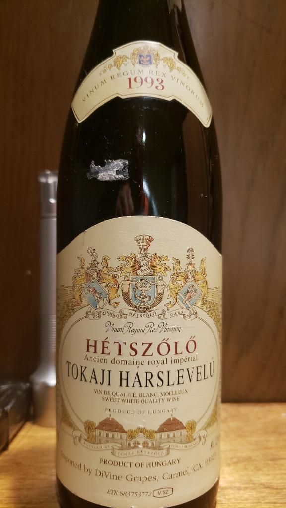 1993 Chateau Imperial Tokaj Tokaji Eszencia Hungary Tokaji