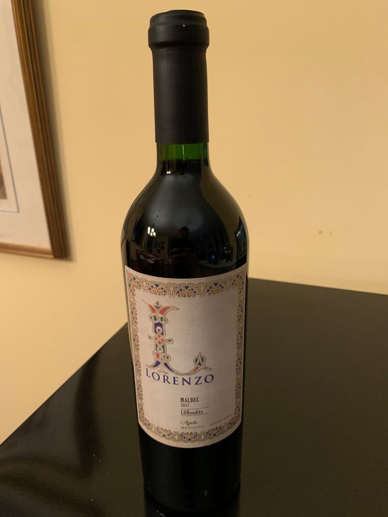 Lorenzo De Agrelo Malbec Lobendito Argentina Mendoza Lujan De