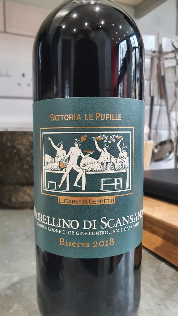 2018 Fattoria Le Pupille Elisabetta Geppetti Morellino Di Scansano