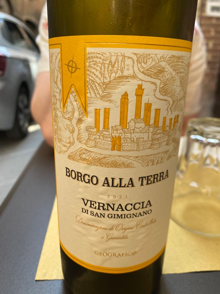 2022 Borgo Alla Terra Vernaccia Di San Gimignano Italy Tuscany San