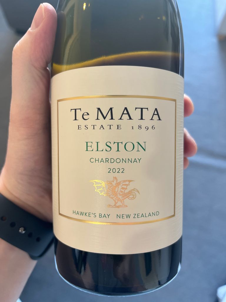 Te Mata Estate Chardonnay Elston New Zealand North Island Hawke