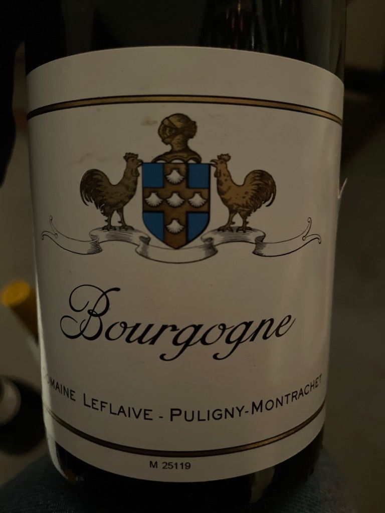 Domaine Leflaive Bourgogne Blanc France Burgundy Bourgogne