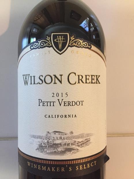 Wilson Creek Petit Verdot Winemaker S Select Usa California