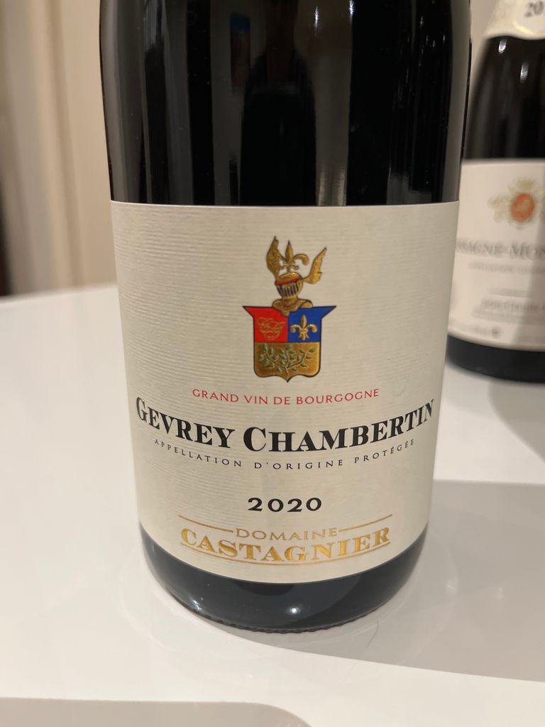 2020 Domaine Castagnier Gevrey Chambertin France Burgundy Côte de