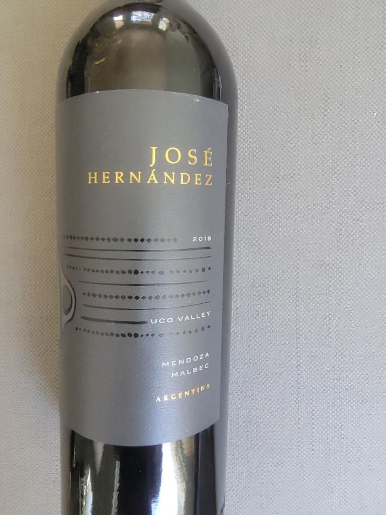 Jose Hernandez Malbec Angel S Reserve Argentina Mendoza